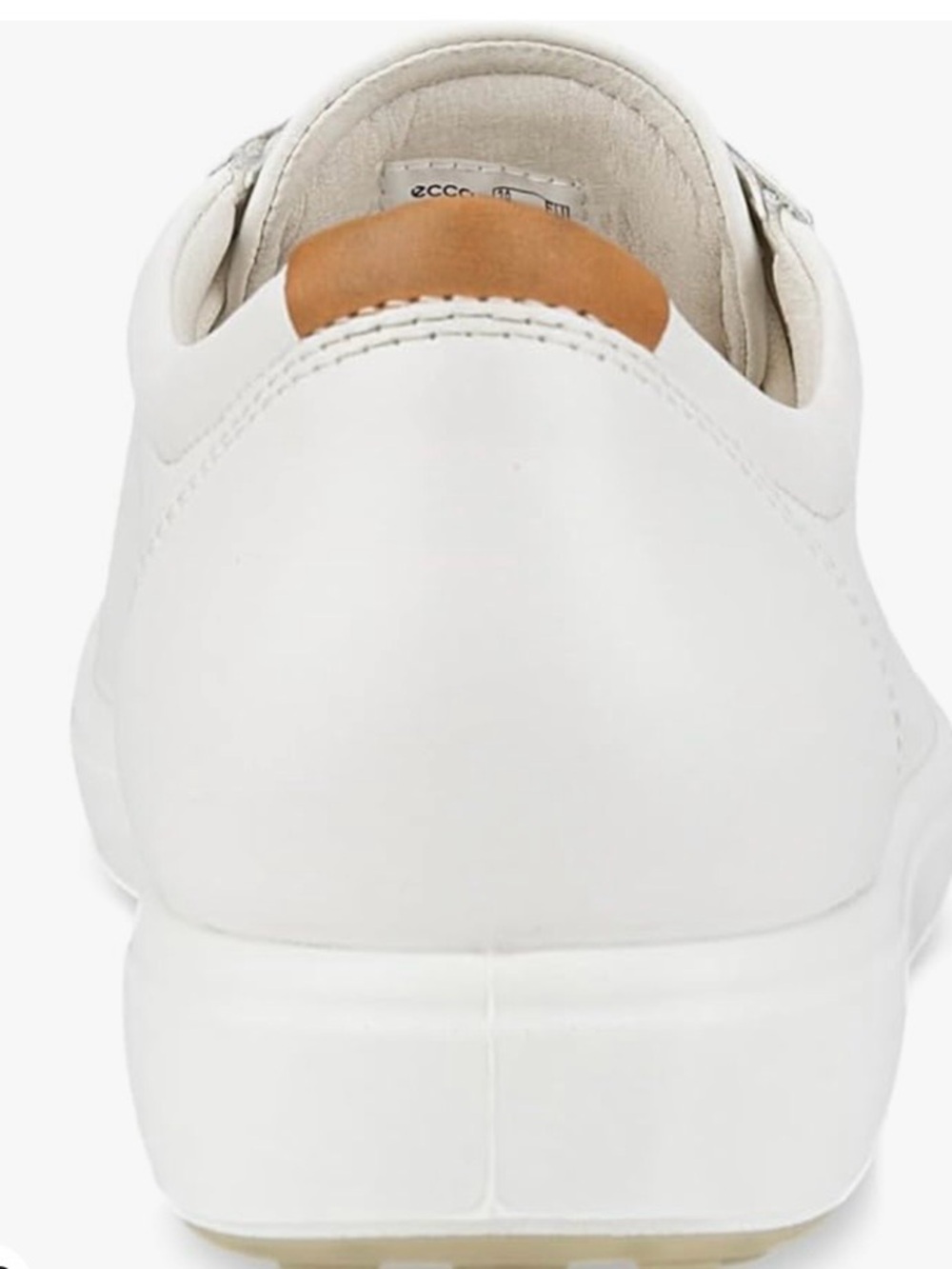 ECCO Women’s Soft 7 Sneakers. White. Size 8-8.5/39 EU. - Picture 6 of 14